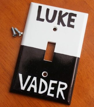 Light Side Dark Side Switch Plate uses the Force