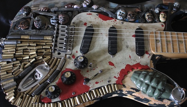 zombie guitar body Zombie Apocalypse Guitar