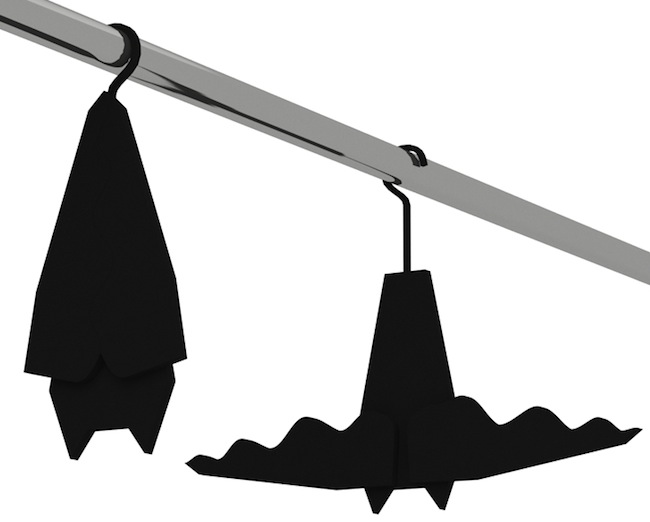 bat hangers Bat Hanger: Does Alfred Do Laundry?
