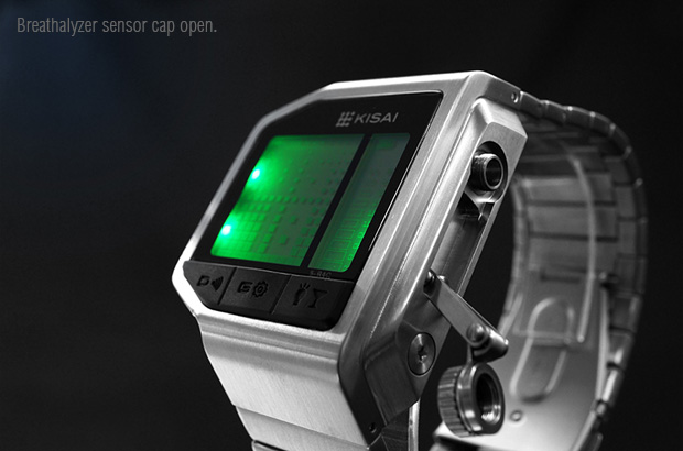 breathalyser watch sensor open Tokyoflashs Latest Watch has a Breathalyzer Built In