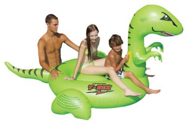 dinosaur pool float Roaring Good Time: Ride On T Rex Dinosaur Pool Float