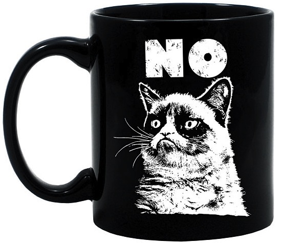 grumpy cat mug Grumpy Cat No Mug