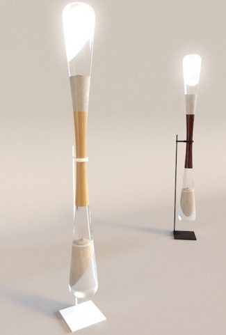Sand Powered LED Hourglass Lamps
