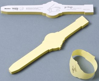 Time to Remember: Sticky Note Wrist Watch