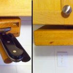 undercabinet knife block