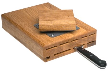 undercabinet knife block empty Under the Cabinet Swiveling Knife Block