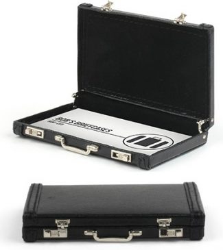 Mini Briefcase Business Card Holder
