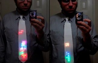 Light Up LED Tetris Tie