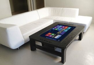 Giant Coffee Table Touchscreen Computer