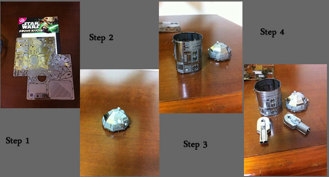 R2D2 Metallic Puzzlesteps