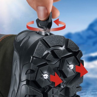 Snow and Ice Boots with Retractable Spikes