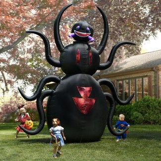Giant Halloween Decoration: 12' Animated Spider