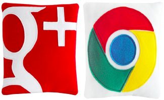 Google Chrome and Plus One Pillows