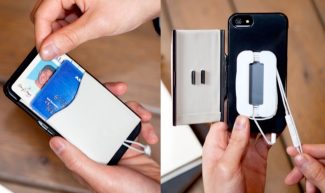 Folio iPhone Case Stores Your Cord and Credit Cards