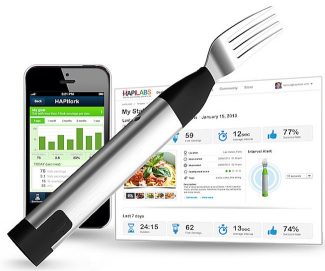 Smart Fork is USB Powered, App-Controlled