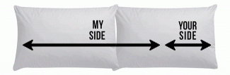 My Side Your Side Pillows