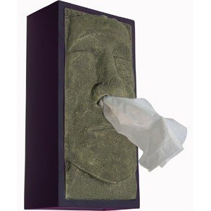 Tiki Head Tissue Box Cover