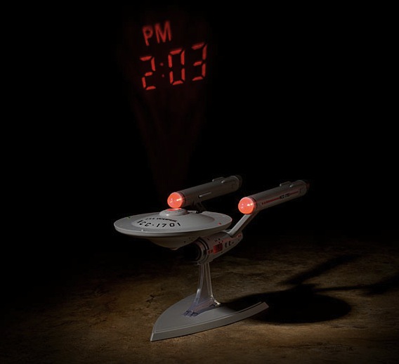 star trek projection alarm Star Trek Enterprise Projecting Alarm Clock