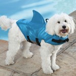 shark fin dog life jacket