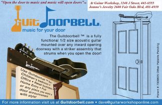 GuitDoorbell Plays Guitar Notes When You Open a Door