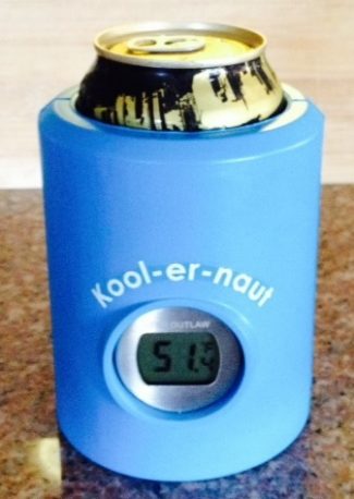 Beer Koozie with a Thermometer