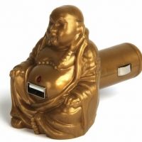 usb charging buddha