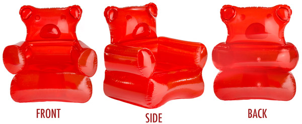 gummy bear inflatable chair