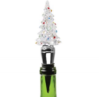 Light Up Christmas Tree Wine Stopper