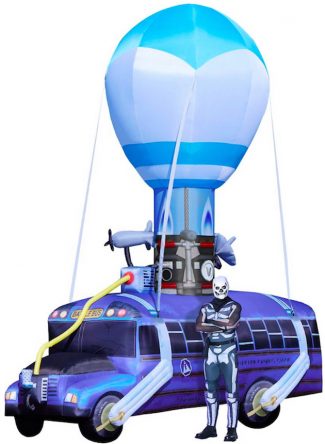 Epic 17.5 Foot Tall Inflatable Fortnite Battle Bus
