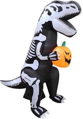 Inflatable T-Rex Halloween Skeleton