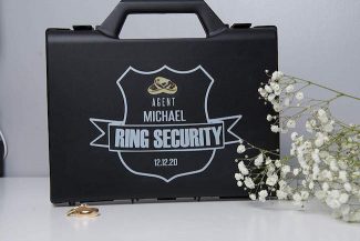 Ring Security Briefcase, a Wedding Pillow Alternative