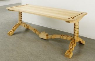 Marble Track Table is Simply Marbelous