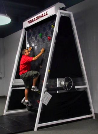 Neverending Rock Climbing Wall Treadmill Gym Apparatus