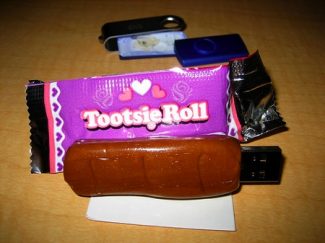 Edible Tootsie Roll USB Drive
