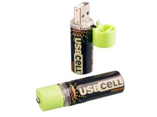 Standard AA Battery with Built in USB Charger