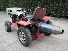 Jet Powered Lawnmower Tractor