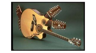 Pikasso Guitar Looks Like a Guitar Built By VanGogh