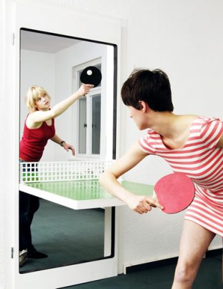Ping Pong in a Pinch with the Ping Pong Door