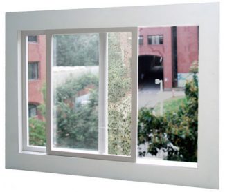Window with Built in Cleaning Squeegee