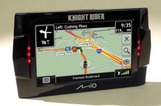 GPS Unit has the Voice of KITT from Knight Rider