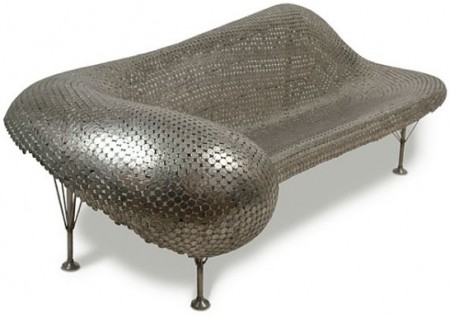 Furniture Made from Coins