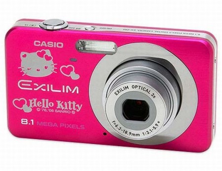 Hello Kitty Branded Casio Exilim 8.1 MP Digital Camera