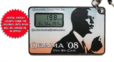 Obama Countdown Timer Keychain