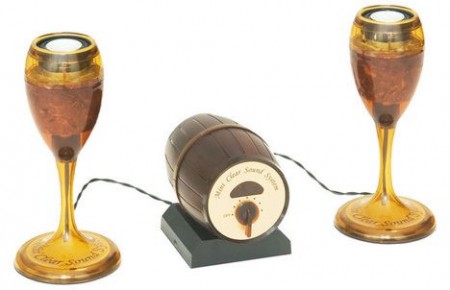 Wine Glass Speakers- Classier than a Box of Wine