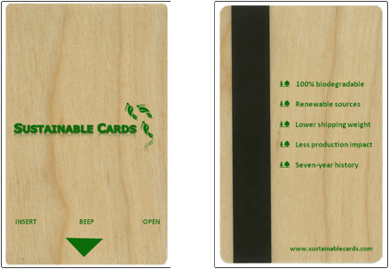 Wooden Eco-Friendly Hotel Key Cards