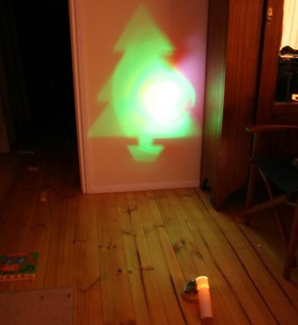 Christmas Tree Light Projector is Like a Virtual Christmas Tree