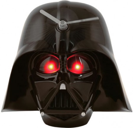 Darth Vader Clock Has Glowing Red Eyes