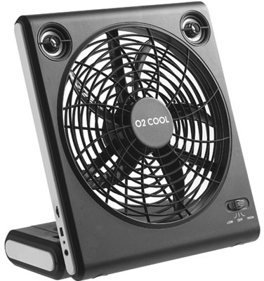 Portable Fan with Built in Speakers