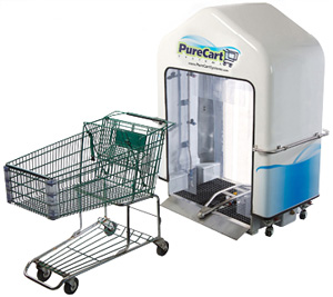 PureCart Sanitizes Grocery Shopping Carts