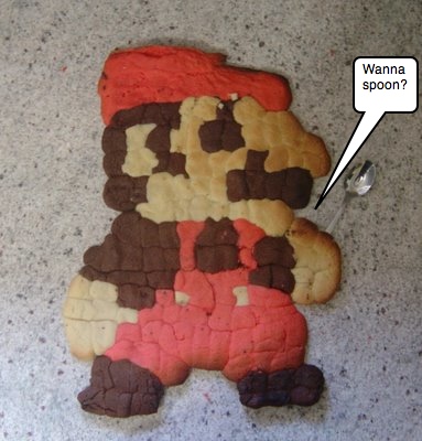 Supersized Super Mario Cookie